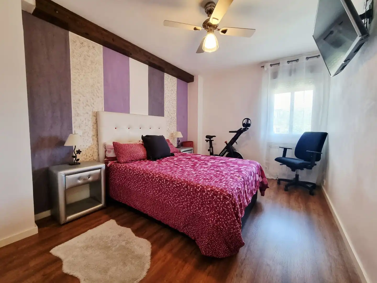 Schlafzimmer von Wohnung zum Verkauf in Fuenlabrada mit Klimaanlage, Heizung und Terrasse