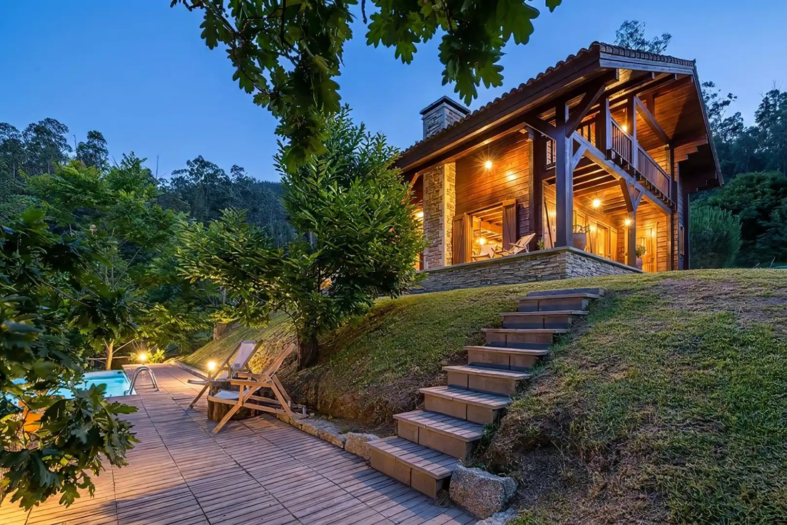 Terraza de Casa o chalet en venta en Salceda de Caselas con Calefacción, Jardín privado y Terraza