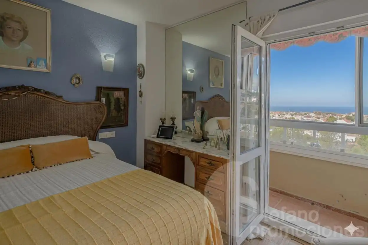 Bedroom of Flat for sale in Málaga  with Parquet flooring, Terrace and Storage room