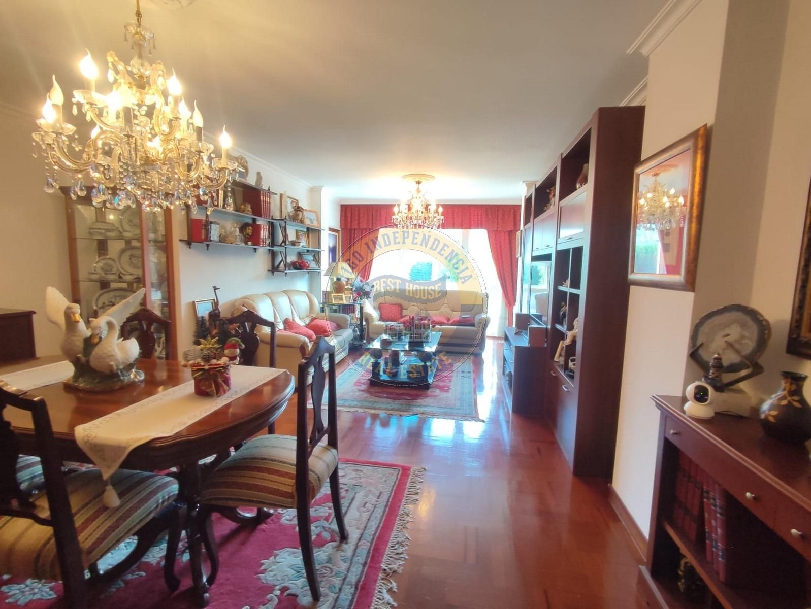 Living room of Flat for sale in Vigo   with Heating, Parquet flooring and Storage room