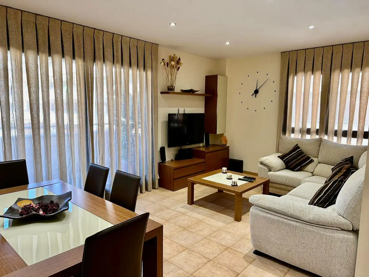 Living room of Apartments for sale in Lloret de Mar  with Heating, Private garden and Terrace