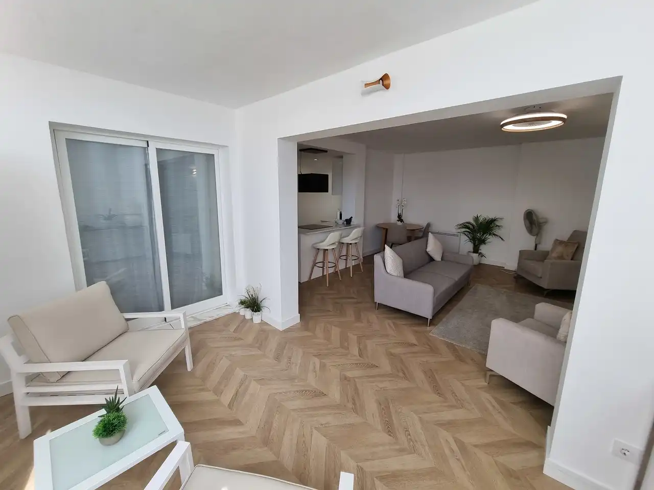 Living room of Apartments for sale in Mojácar  with Air Conditioner, Swimming Pool and Furnished