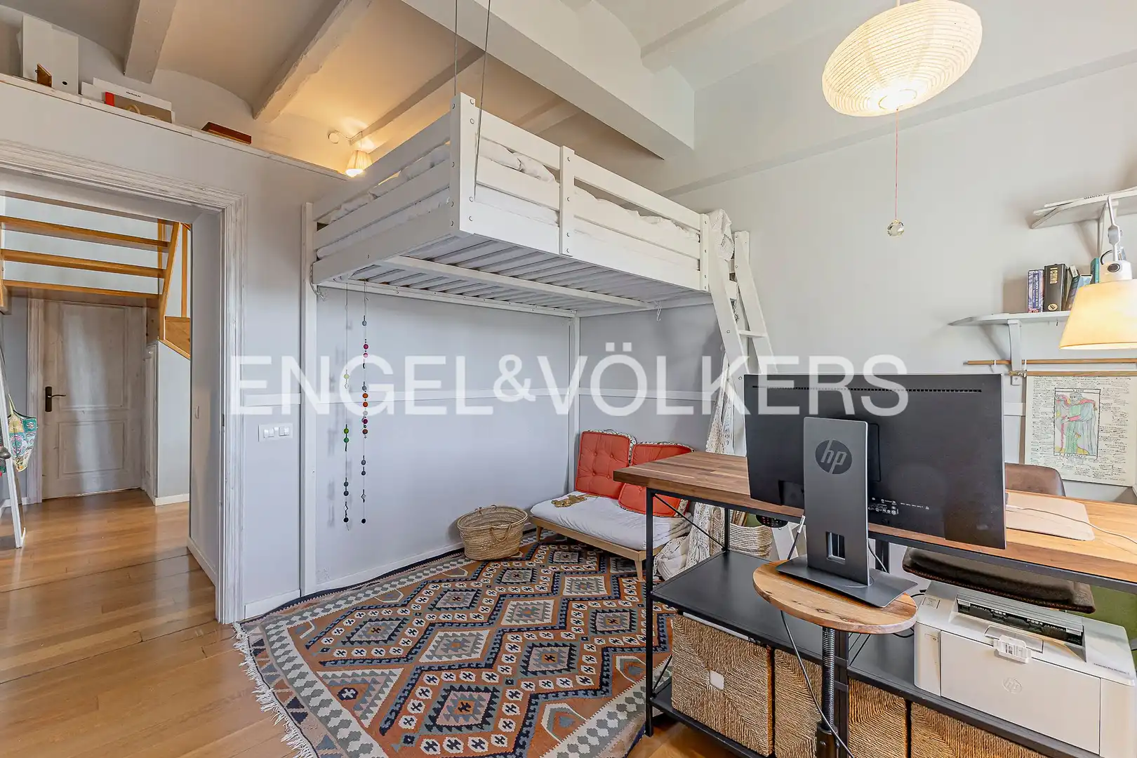 Bedroom of Duplexes for sale in Barcelona  with Air Conditioner, Heating and Private garden