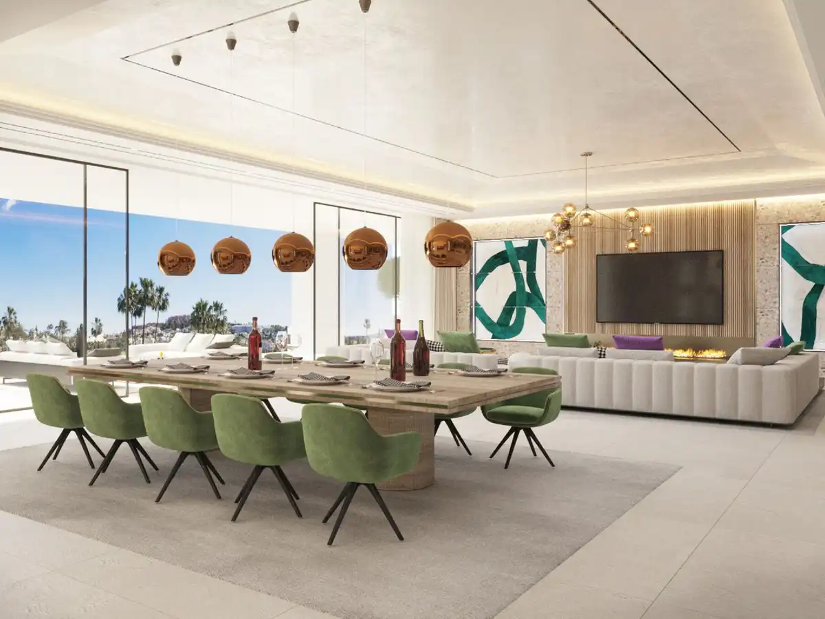Comedor de Casa o chalet en venta en Benahavís con Aire acondicionado, Jardín privado y Terraza