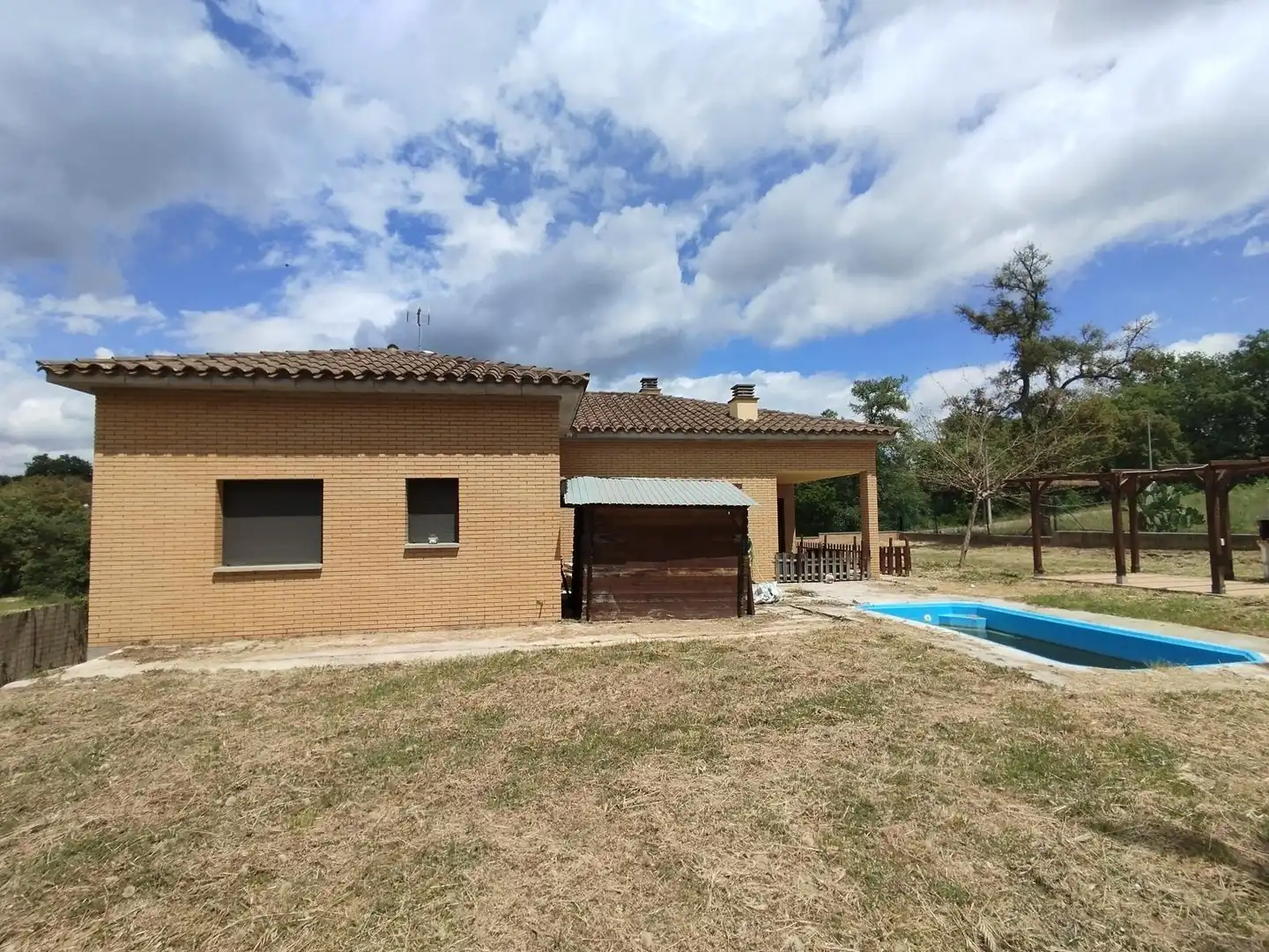 Vista exterior de Casa o xalet en venda en Bescanó