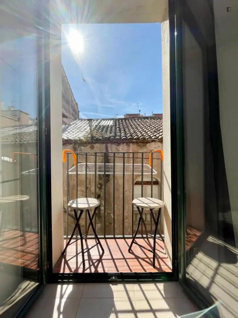Balcony of Apartments for rent in Barcelona  with Furnished, Oven and Washing machine