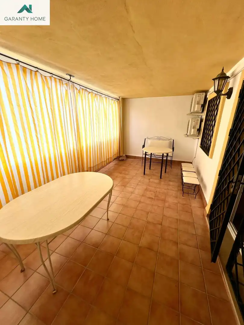 Dining room of Flat for rent in Rincón de la Victoria  with Air Conditioner, Terrace and Furnished
