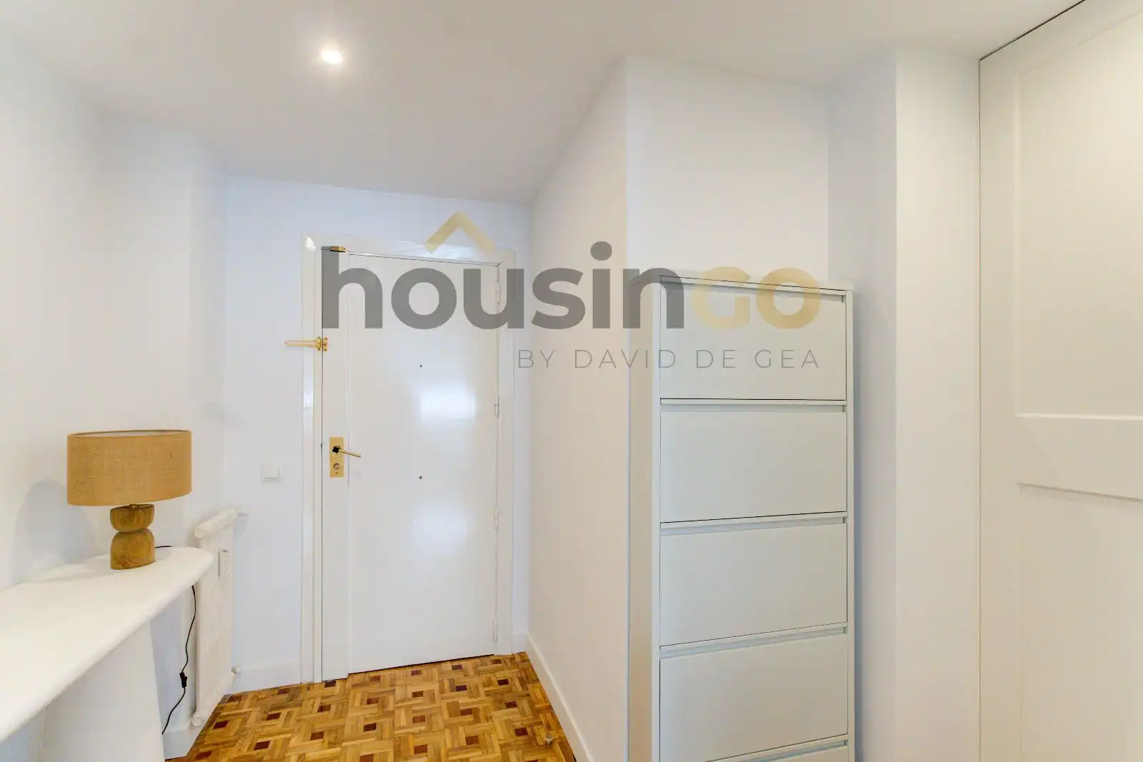 Bedroom of Flat for rent in Madrid  with Air Conditioner, Parquet flooring and Terrace