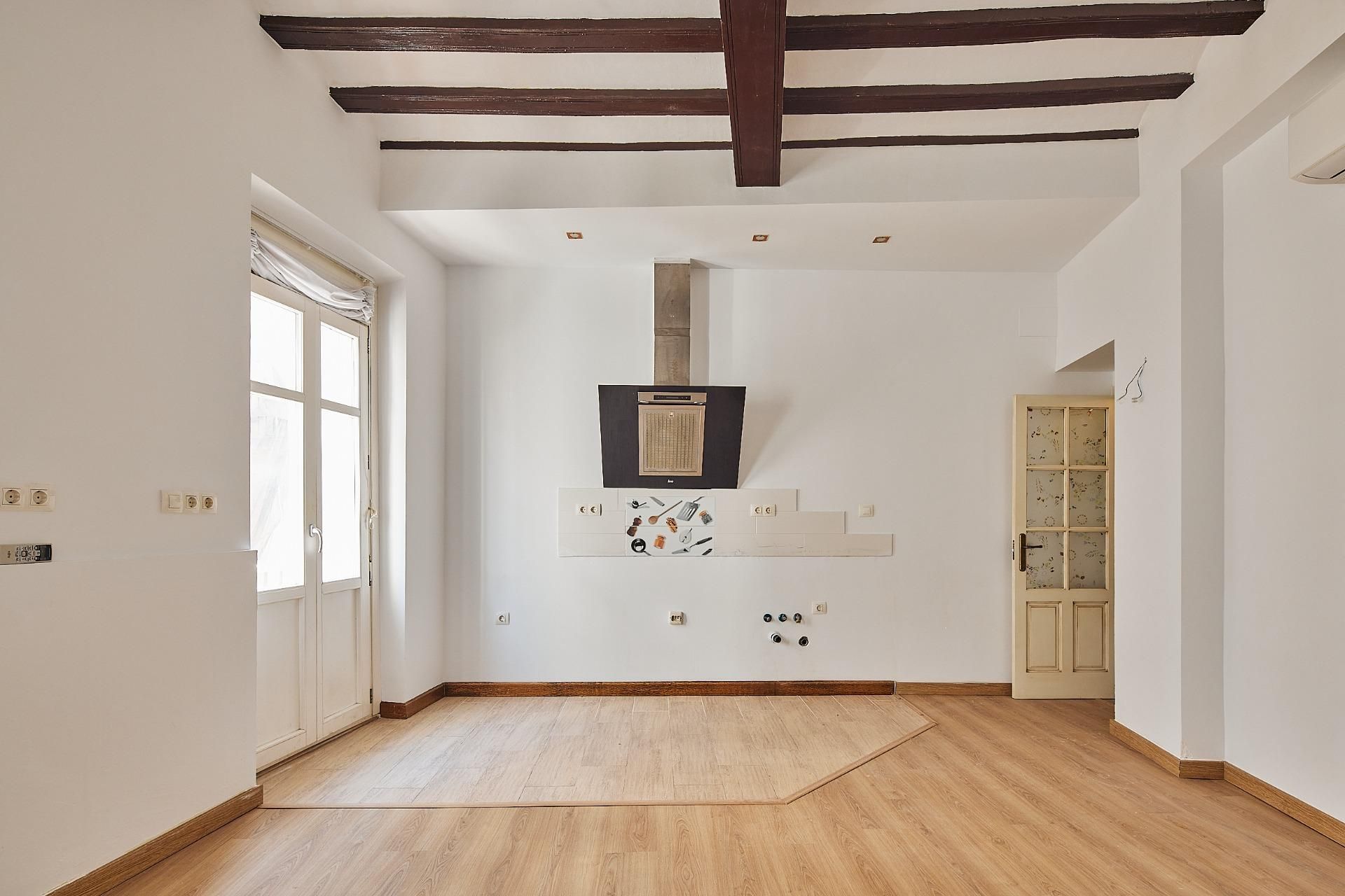 Kitchen of Flat for sale in  Cádiz Capital  with Air Conditioner, Storage room and Balcony