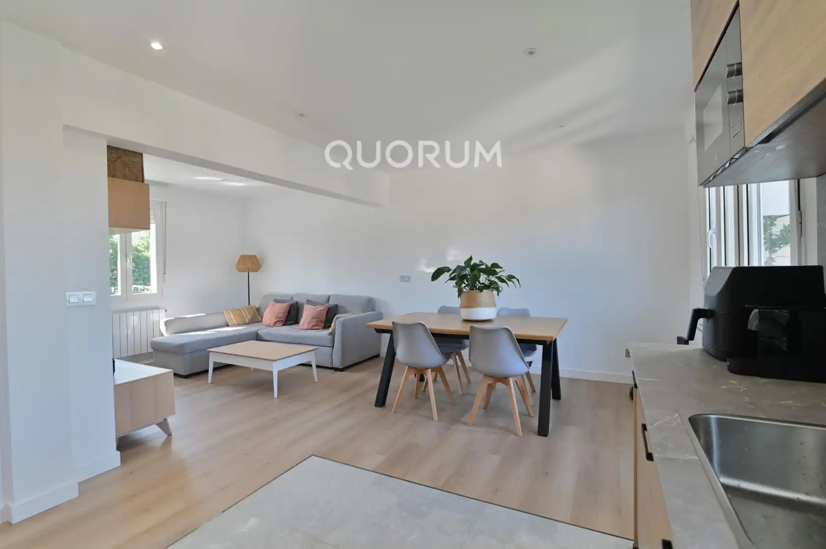 Wohnzimmer von Wohnung zum Verkauf in Galdakao mit Heizung, Terrasse und Möbliert