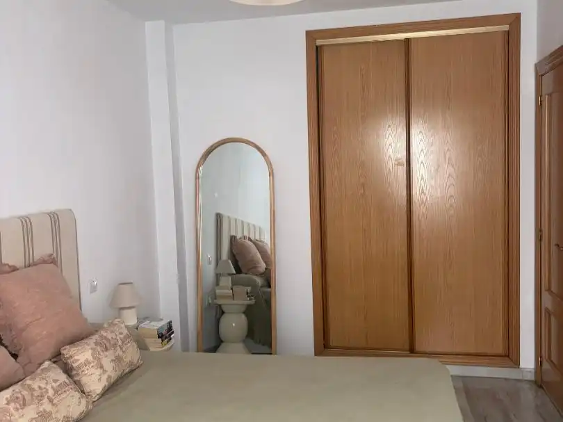 Bedroom of Flat for rent in Málaga  with Air Conditioner, Furnished and Washing machine