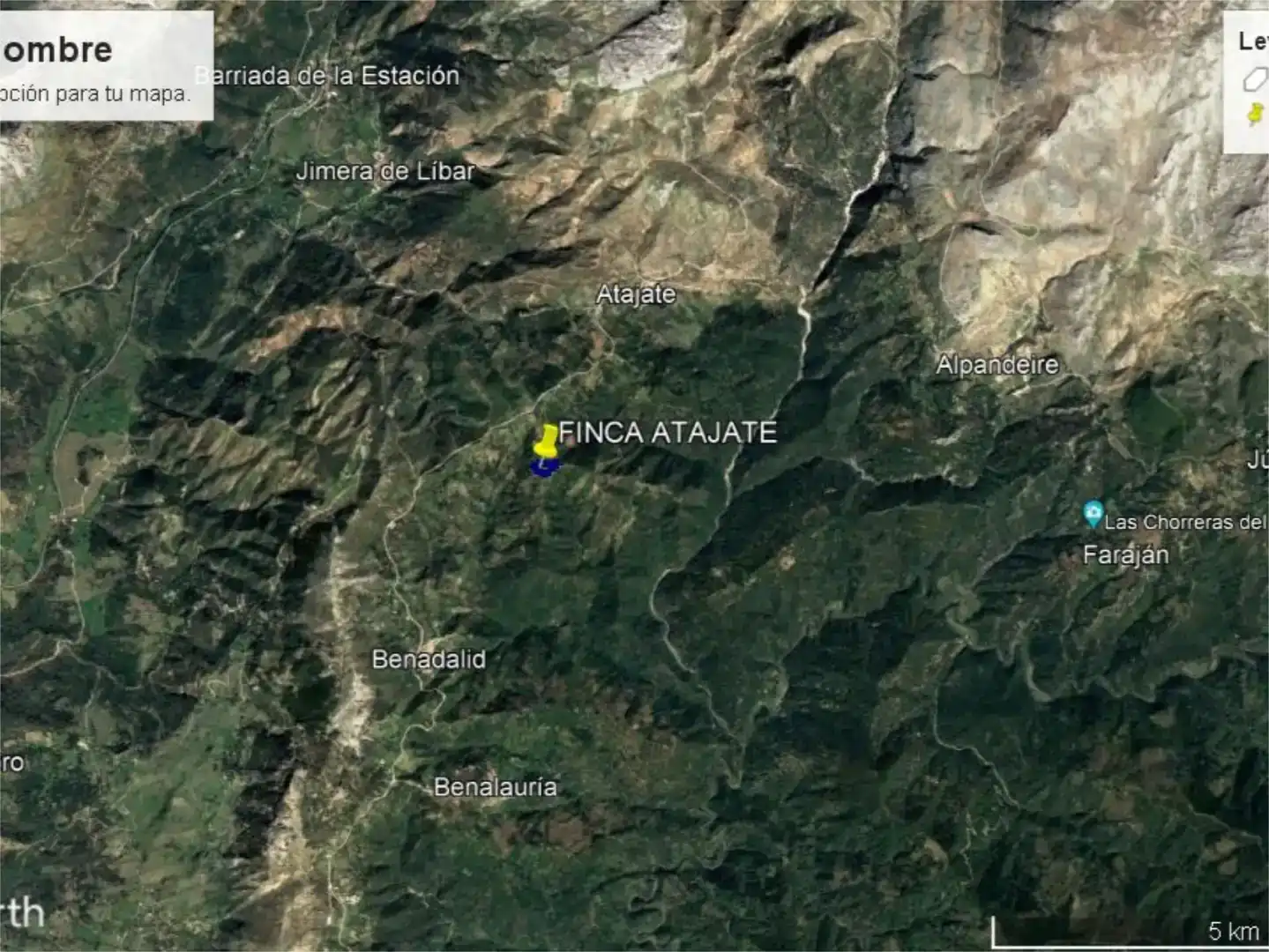 Terreno en venta en Atajate