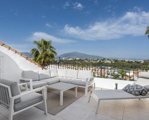 Terrace of Single-family semi-detached for sale in Estepona  with Air Conditioner, Heating and Private garden