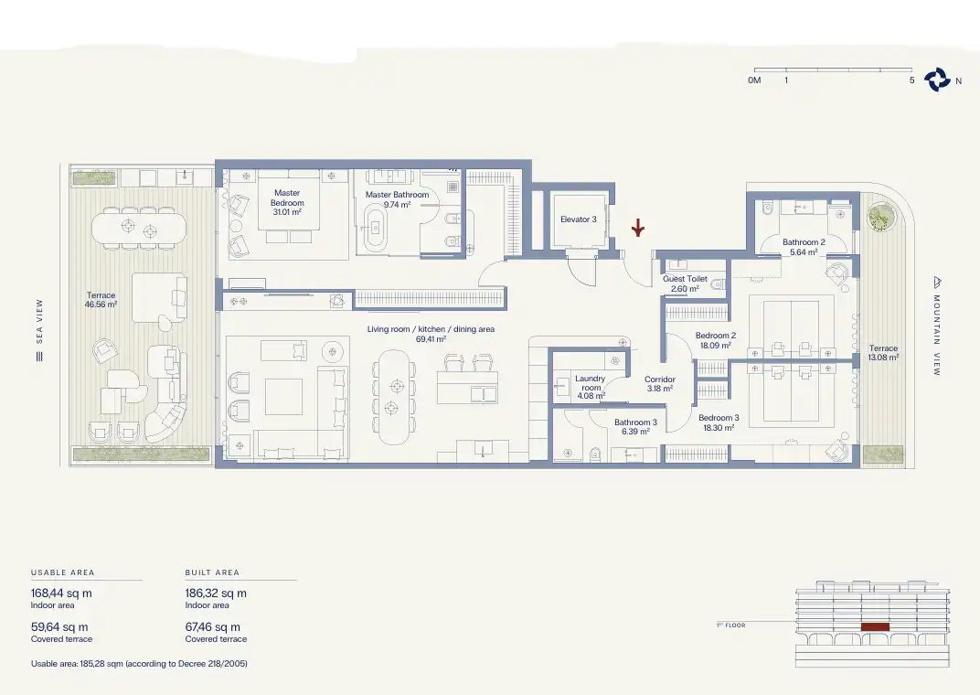 Apartament amb terrassa en venda a Estepona Pueblo, imagen 21