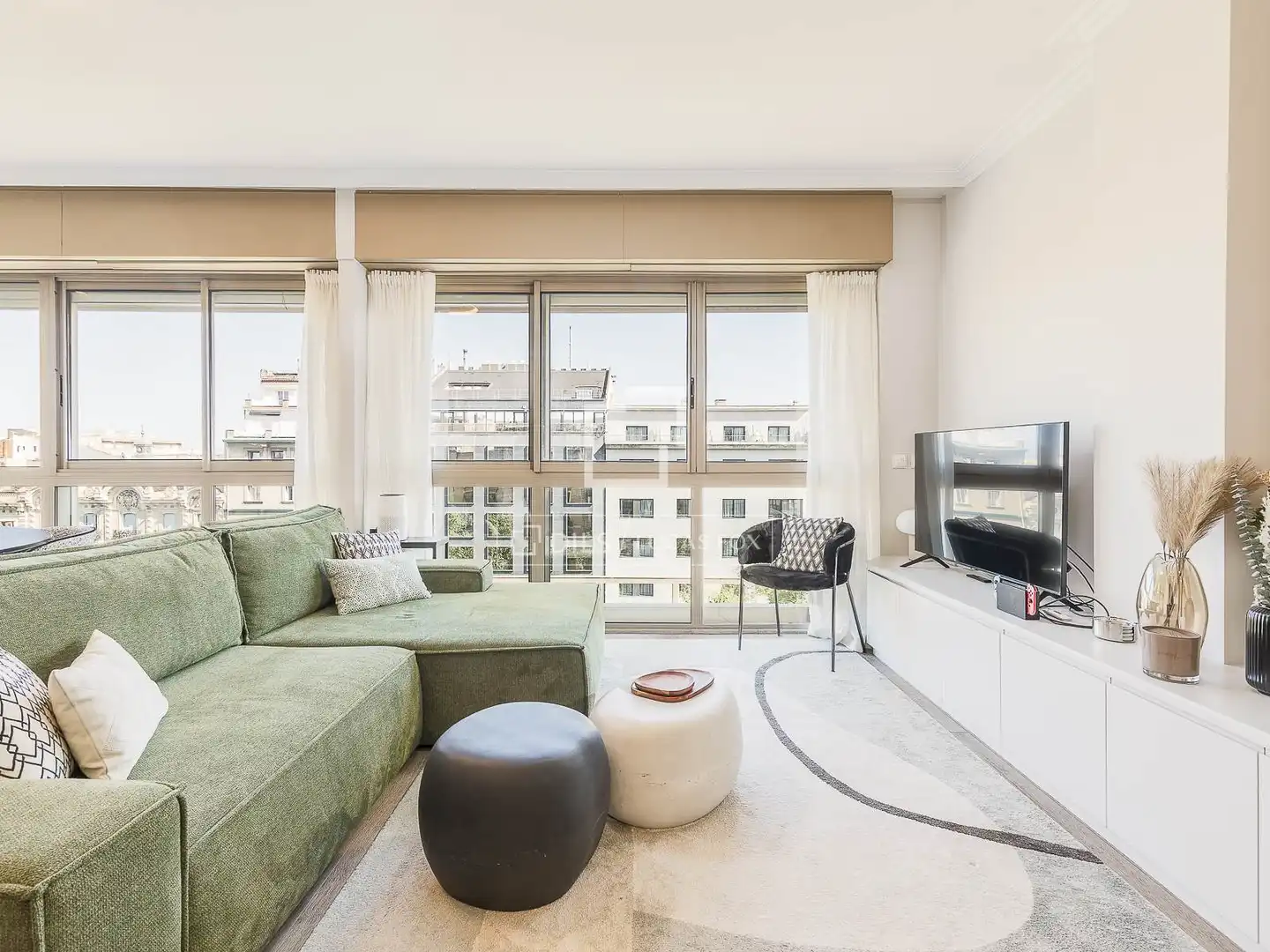 Sala de estar de Ático en venta en Barcelona con Aire acondicionado, Calefacción y Trastero