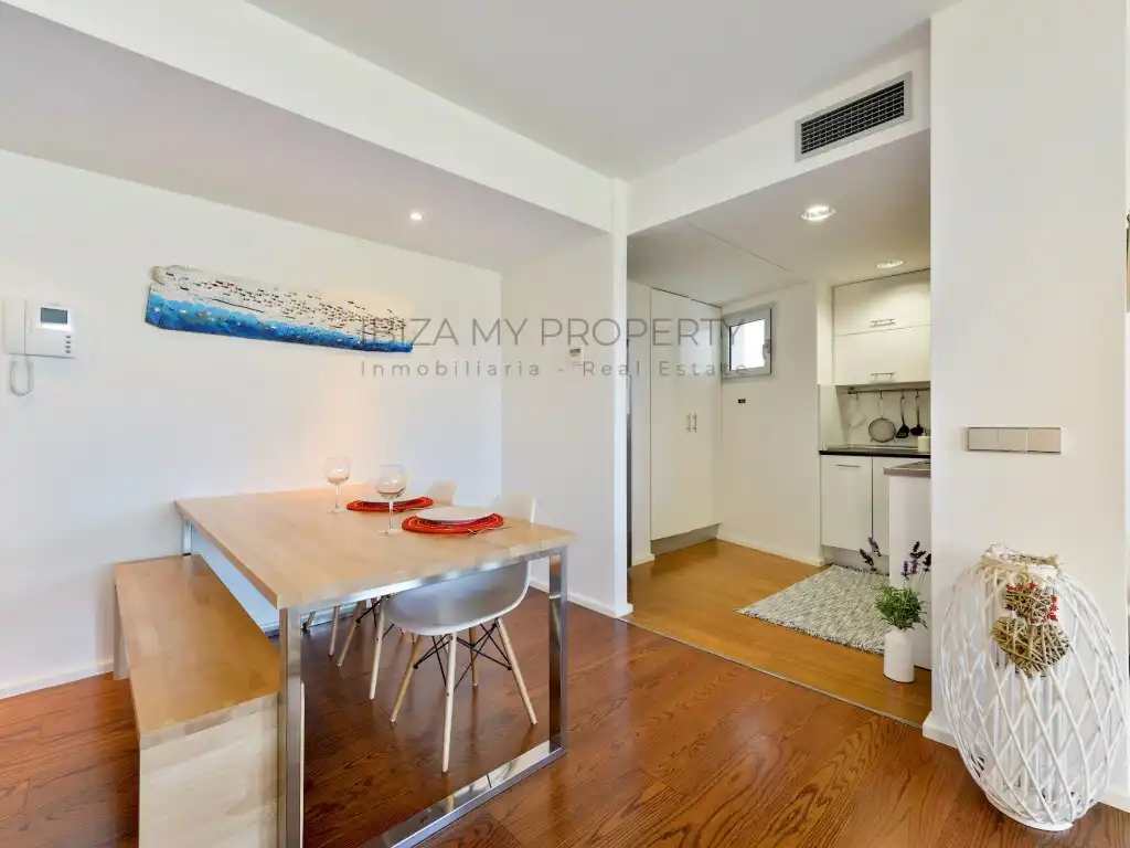 Cocina de Apartamento en venta en Eivissa con Aire acondicionado, Terraza y Amueblado