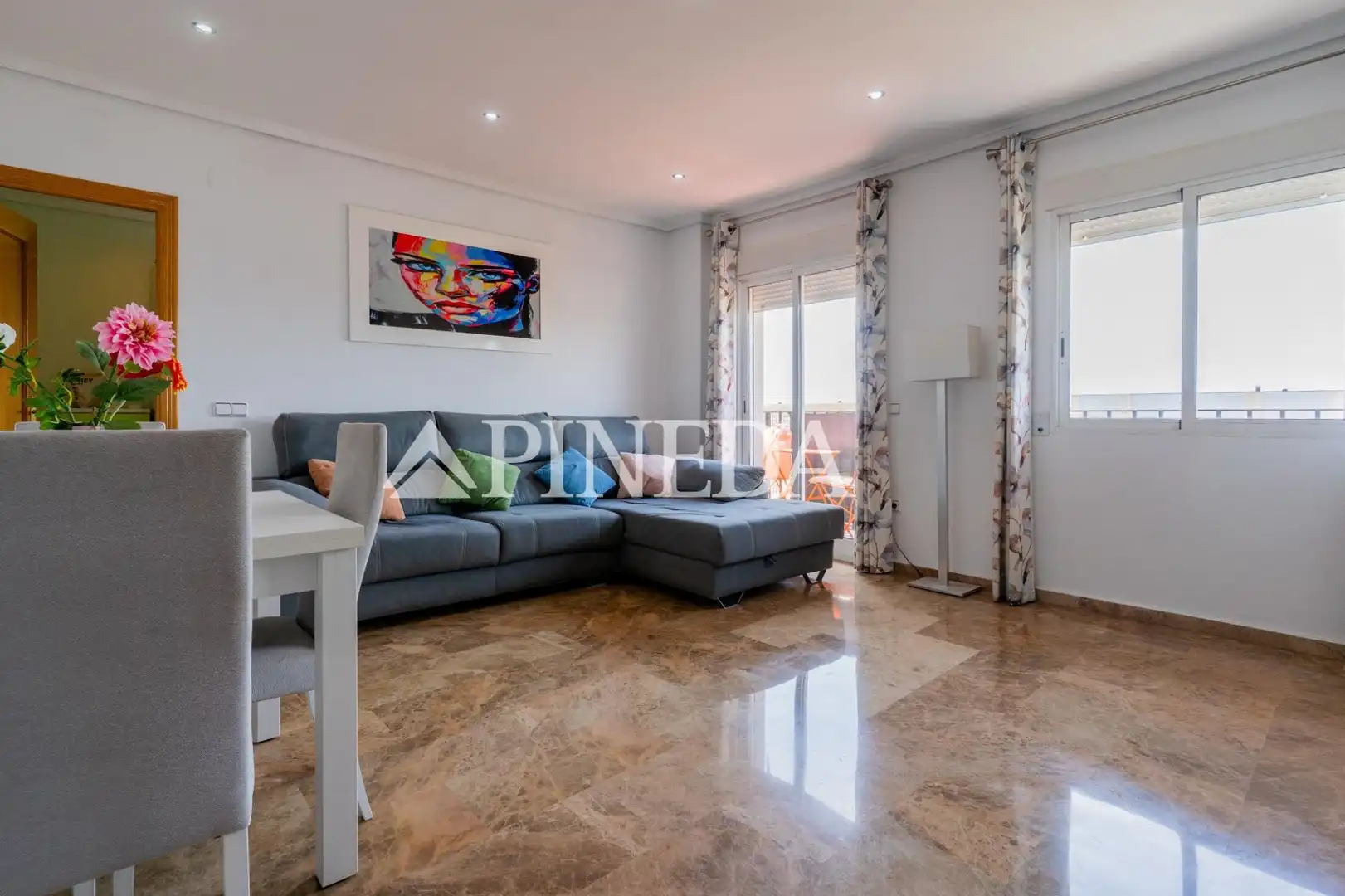 Living room of Flat for sale in Puçol  with Air Conditioner and Balcony