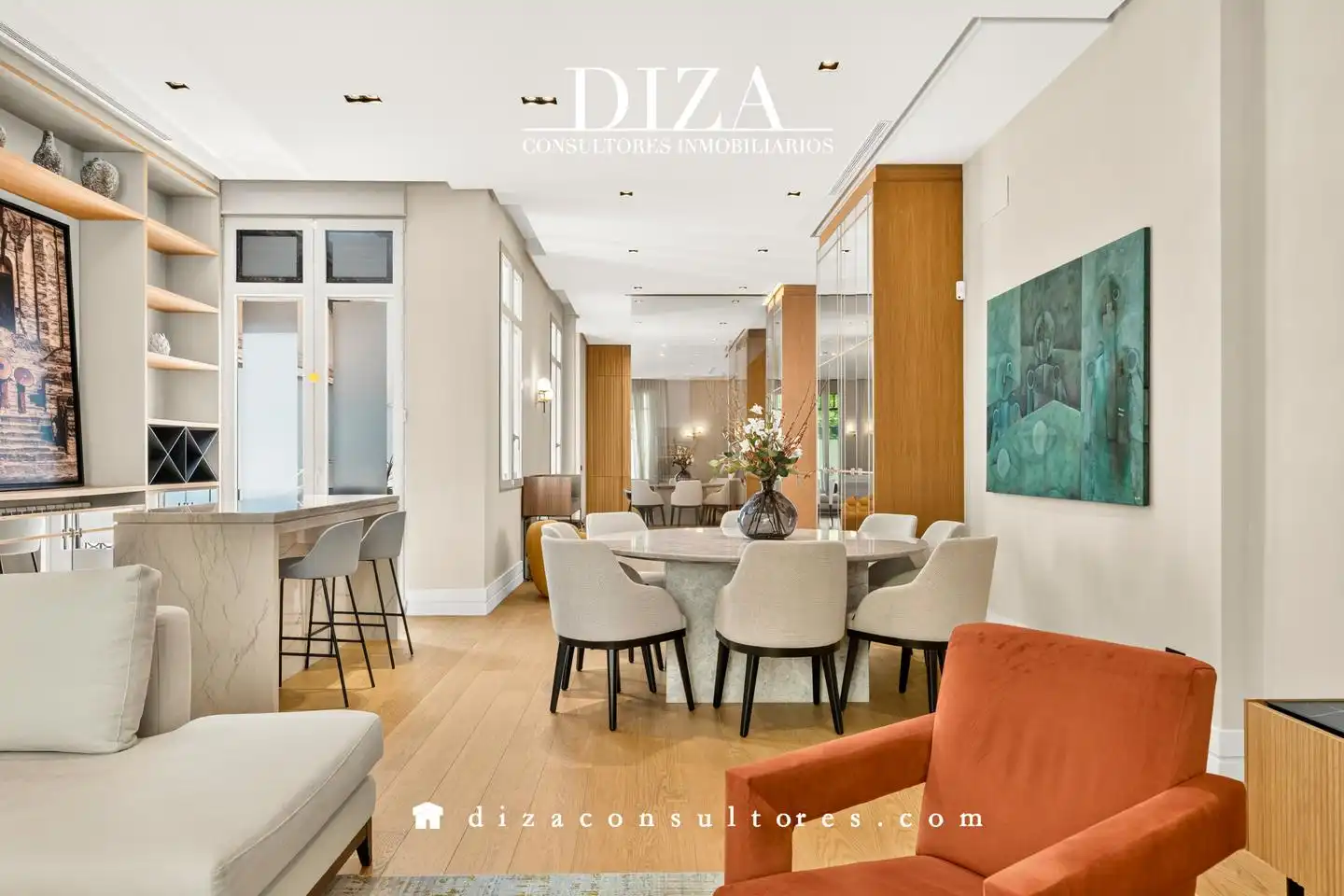 Dining room of Ground floor for rent in Madrid  with Air Conditioner and Furnished