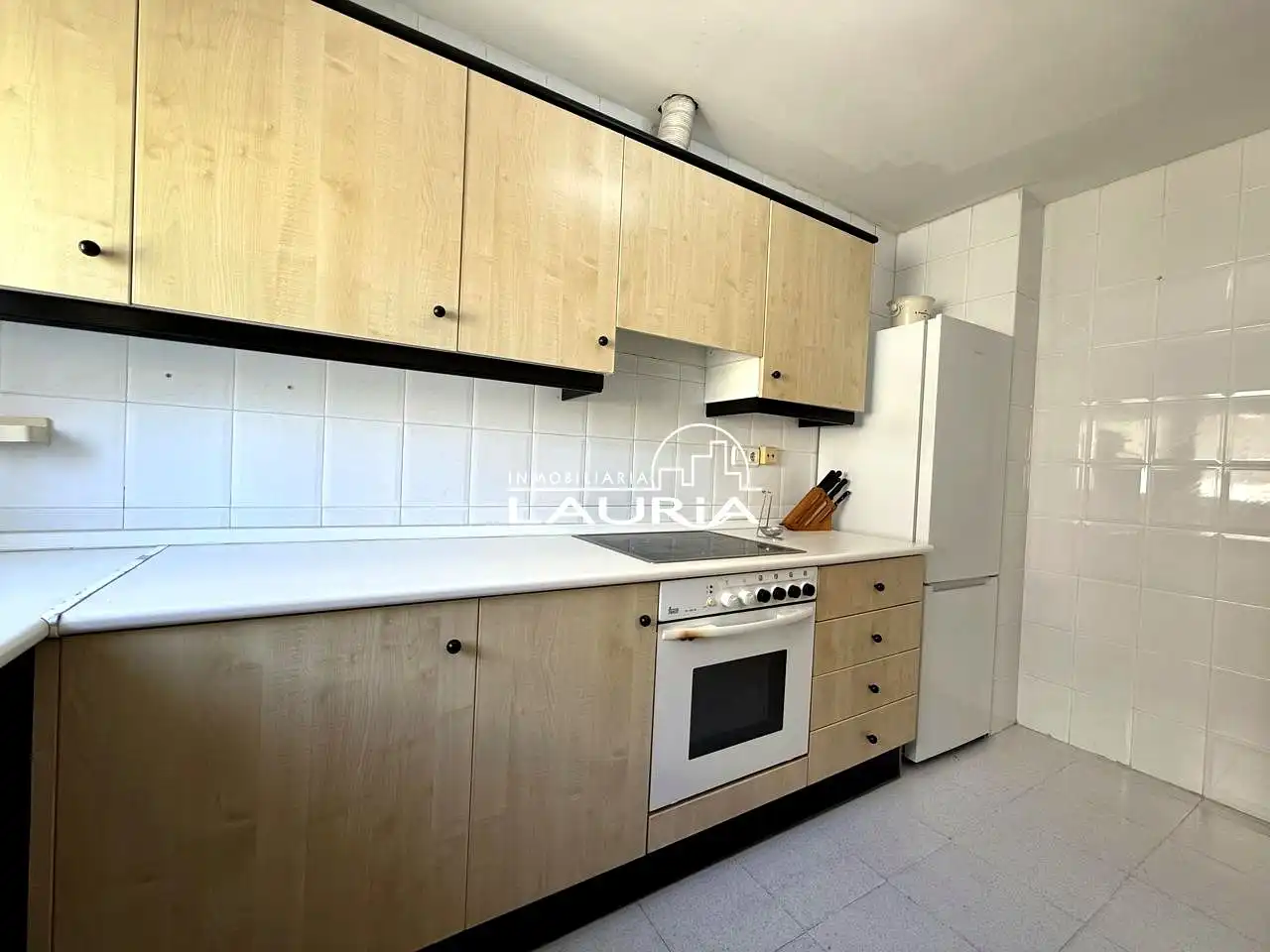 Kitchen of Flat for rent in Valencia  with Air Conditioner, Heating and Furnished