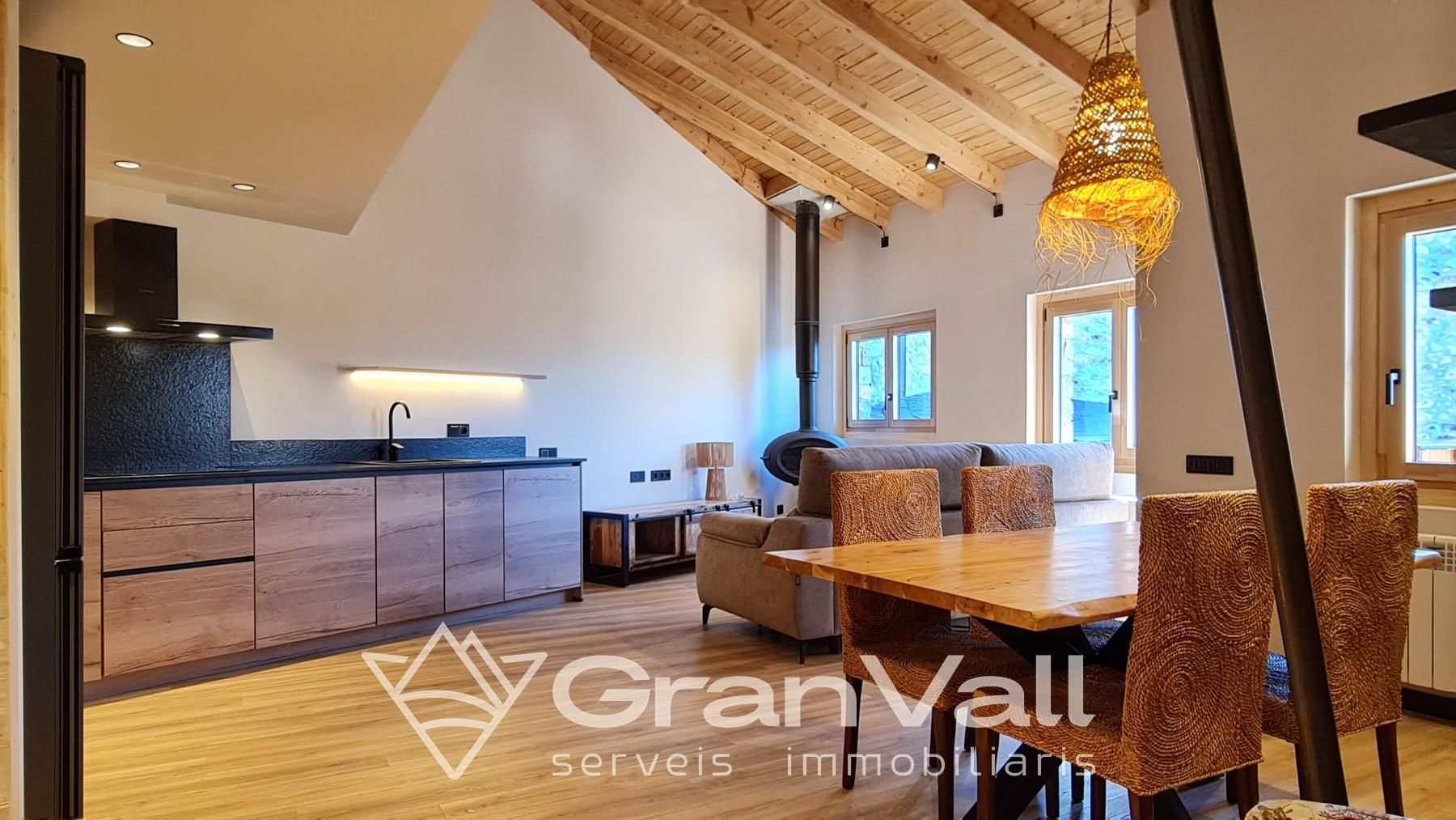 Wohnzimmer von Maisonette zum verkauf in Riu de Cerdanya mit Heizung, Möbliert und Ofen