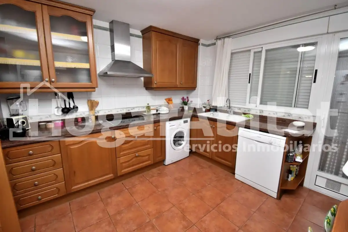 Cuina de Casa adosada en venda en Burriana / Borriana amb Jardí privat, Terrassa i Piscina comunitària