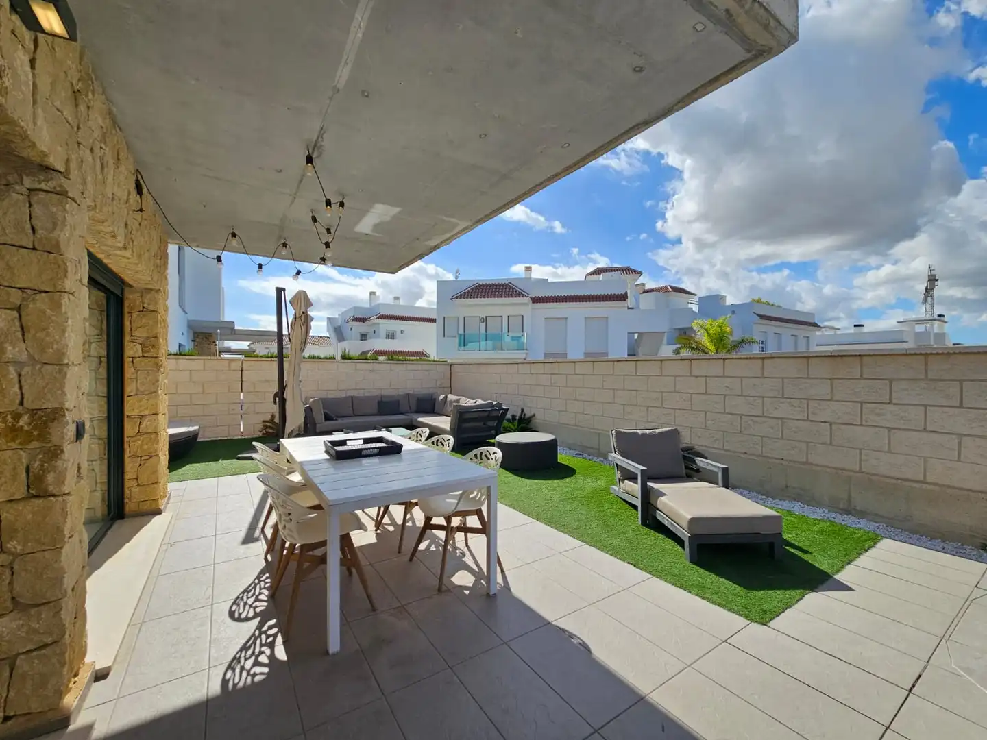 Terraza de Casa o chalet en venta en Rojales con Aire acondicionado, Jardín privado y Terraza
