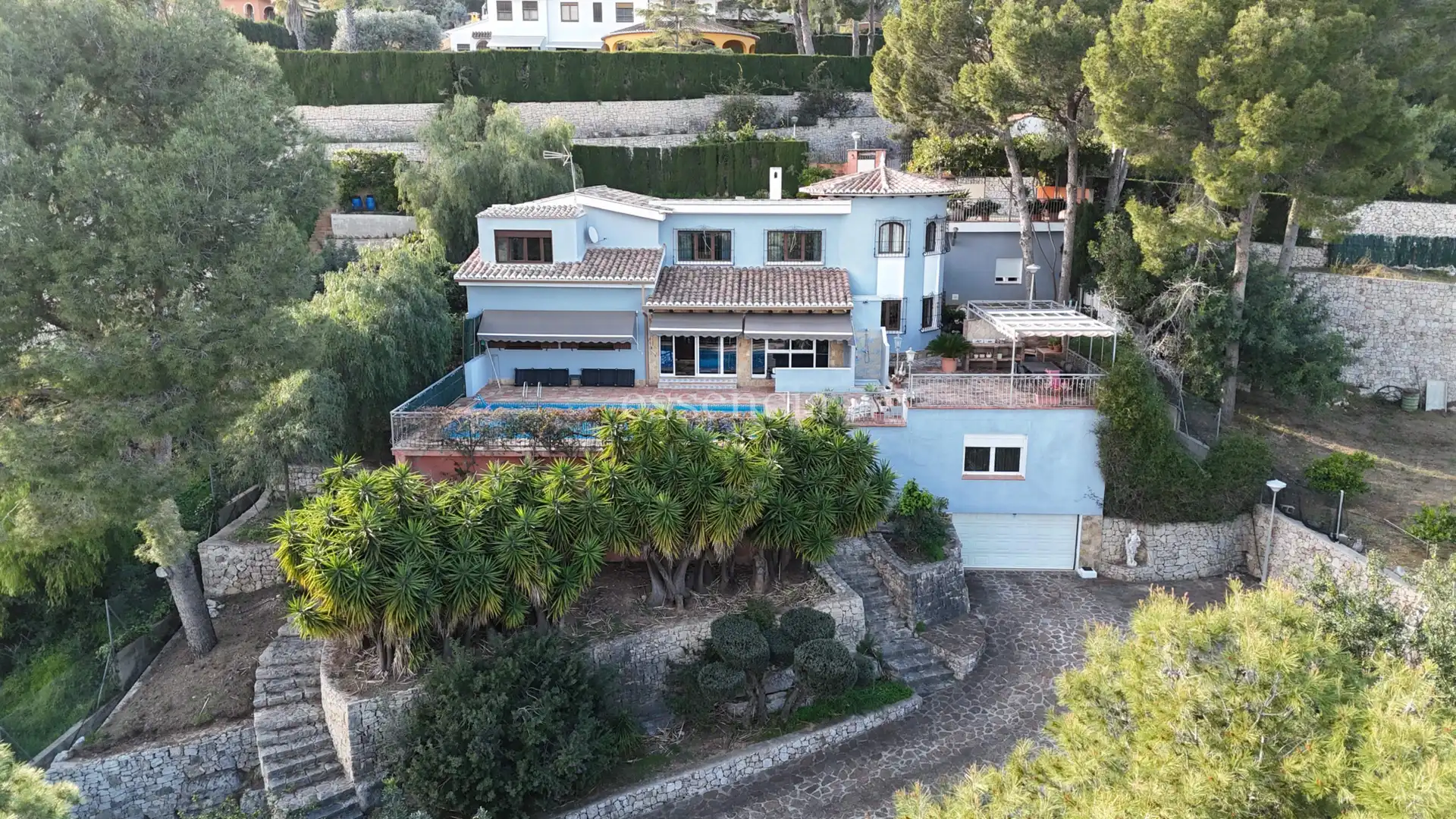 Vista exterior de Casa o chalet en venta en Beniarjó con Terraza, Trastero y Piscina comunitaria