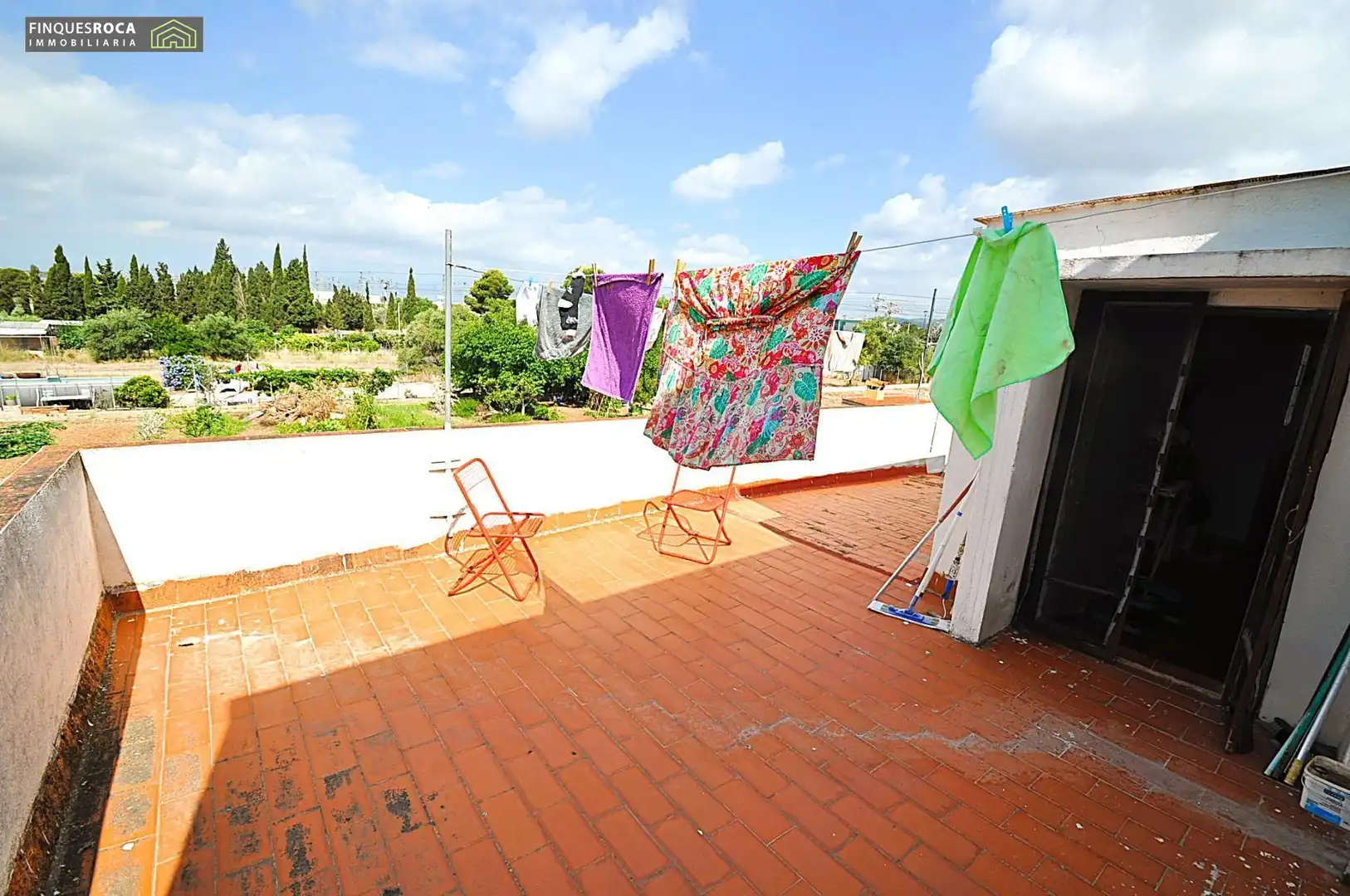 Terraza de Casa o chalet en venta en L'Aldea con Aire acondicionado, Calefacción y Jardín privado