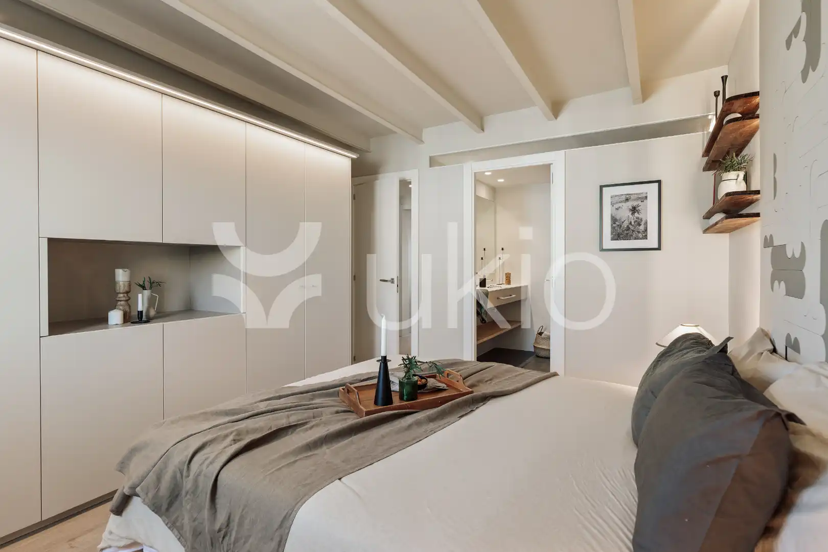 Bedroom of Apartments for rent in Barcelona  with Air Conditioner, Heating and Terrace