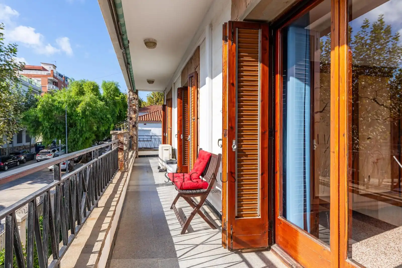 Balcony of Houses for sale in El Masnou  with Air Conditioner, Heating and Private garden