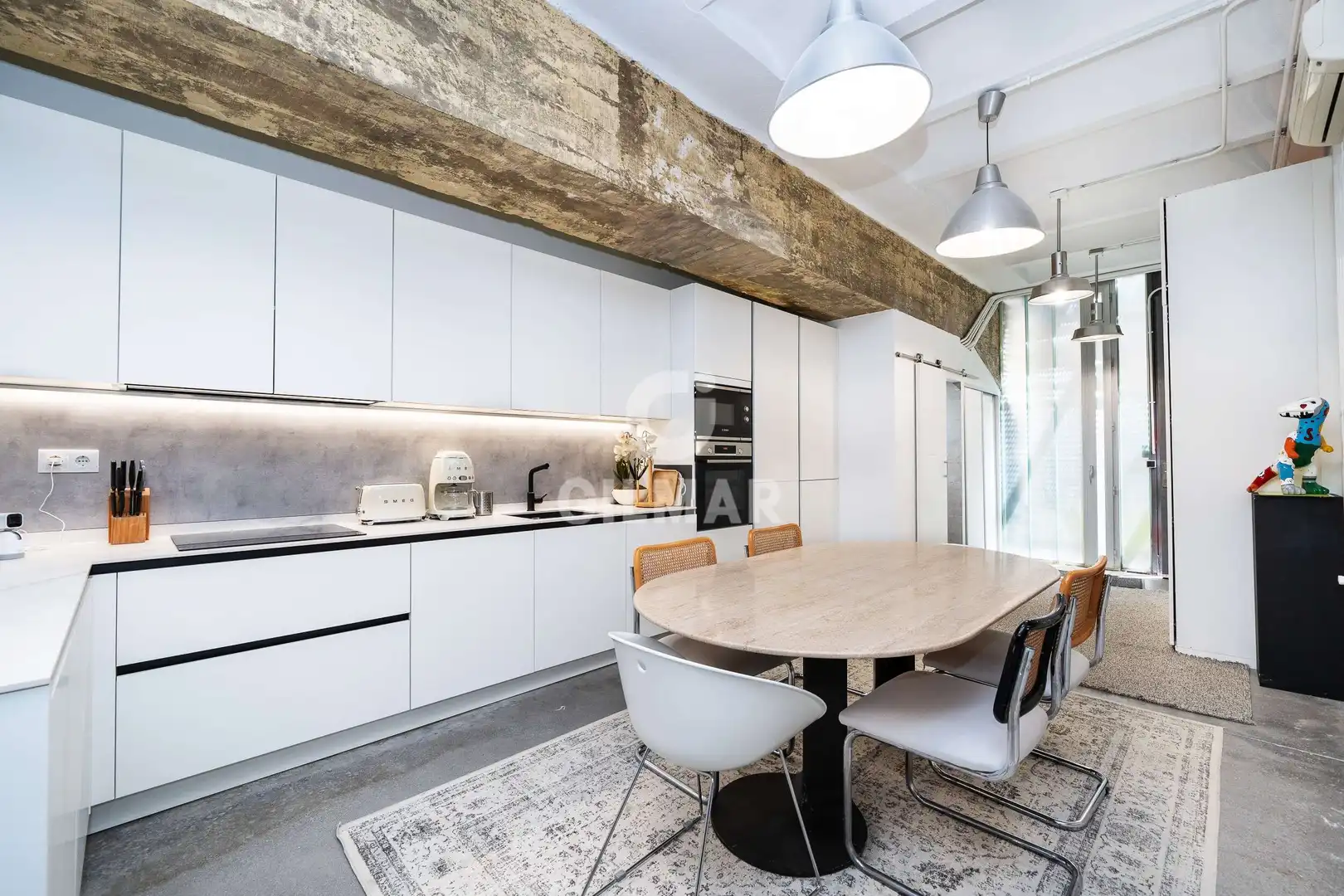 Küche von Wohnung zum Verkauf in Madrid mit Heizung und Privatgarten