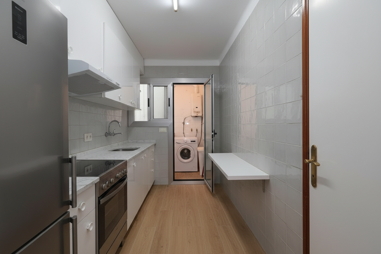 Cuina de Pis en venda en Esplugues de Llobregat amb Balcó