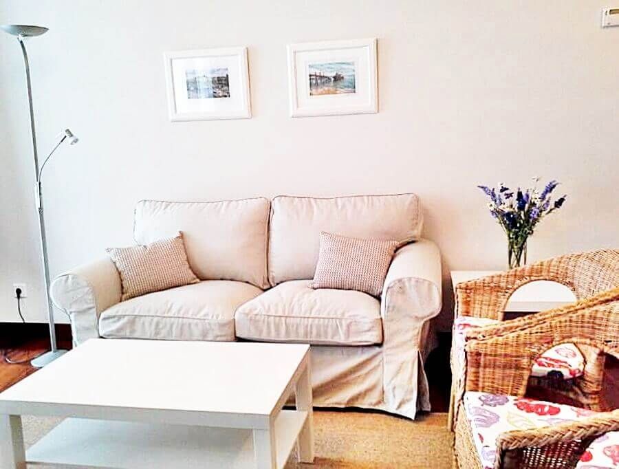Living room of Flat to rent in Santander  with Heating, Storage room and Furnished