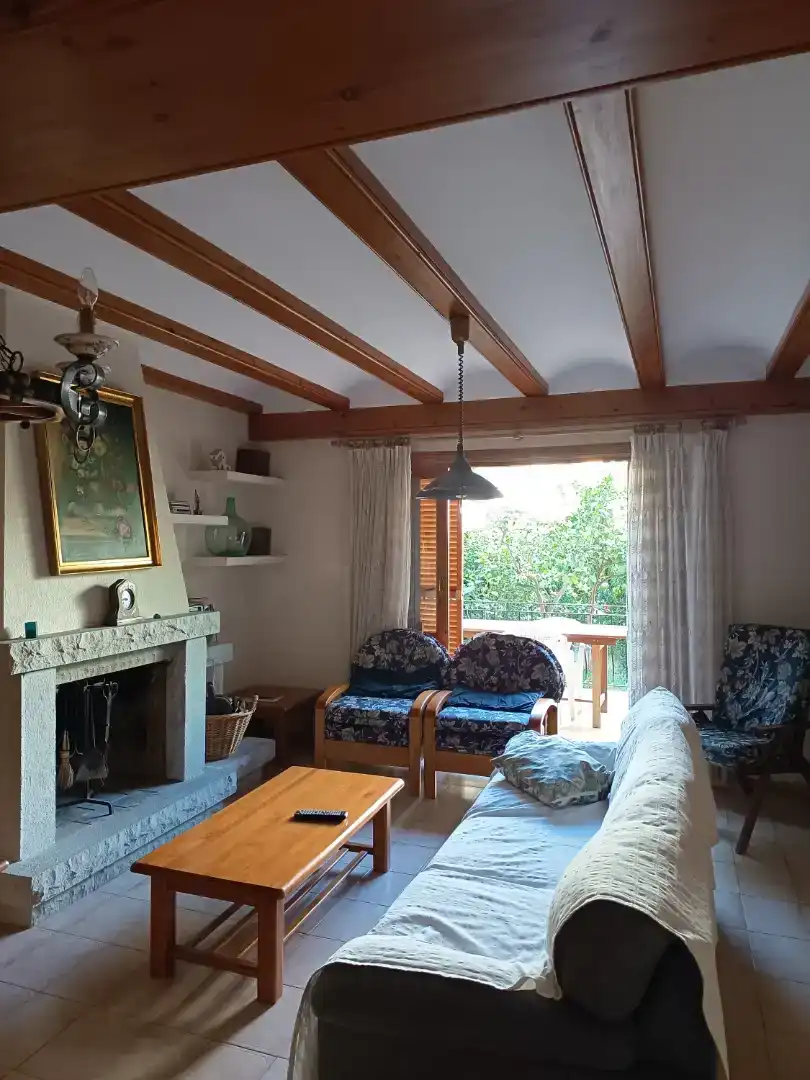Sala d'estar de Casa o xalet en venda en Gandia amb Aire condicionat, Terrassa i Balcó