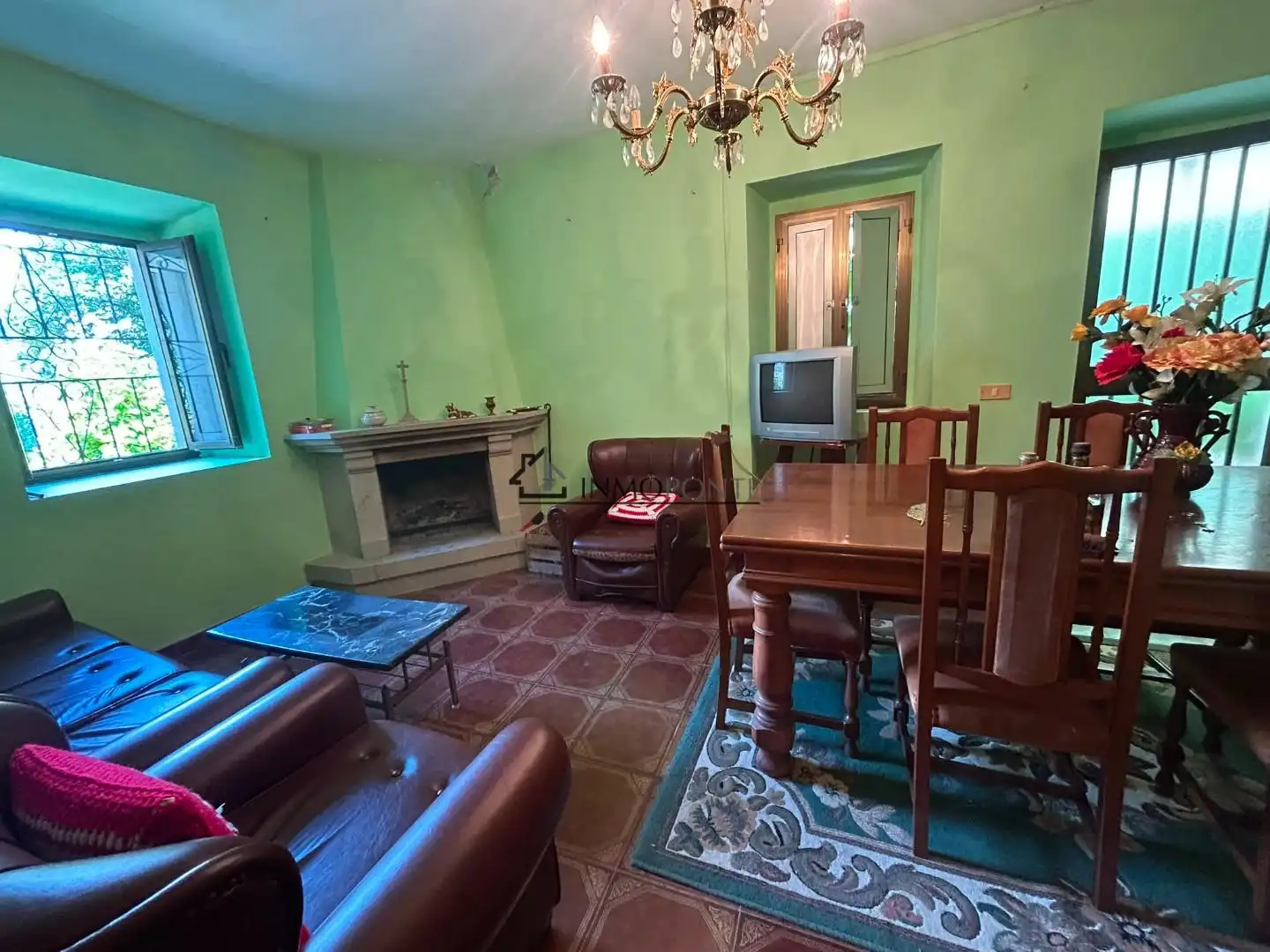 Sala d'estar de Casa o xalet en venda en Forcarei amb Calefacció, Jardí privat i Traster