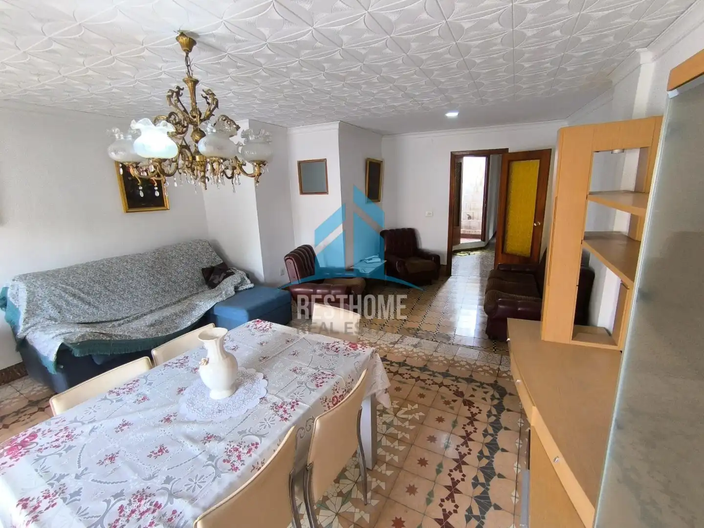 Sala de estar de Casa o chalet en venta en Potries con Aire acondicionado, Terraza y Balcón