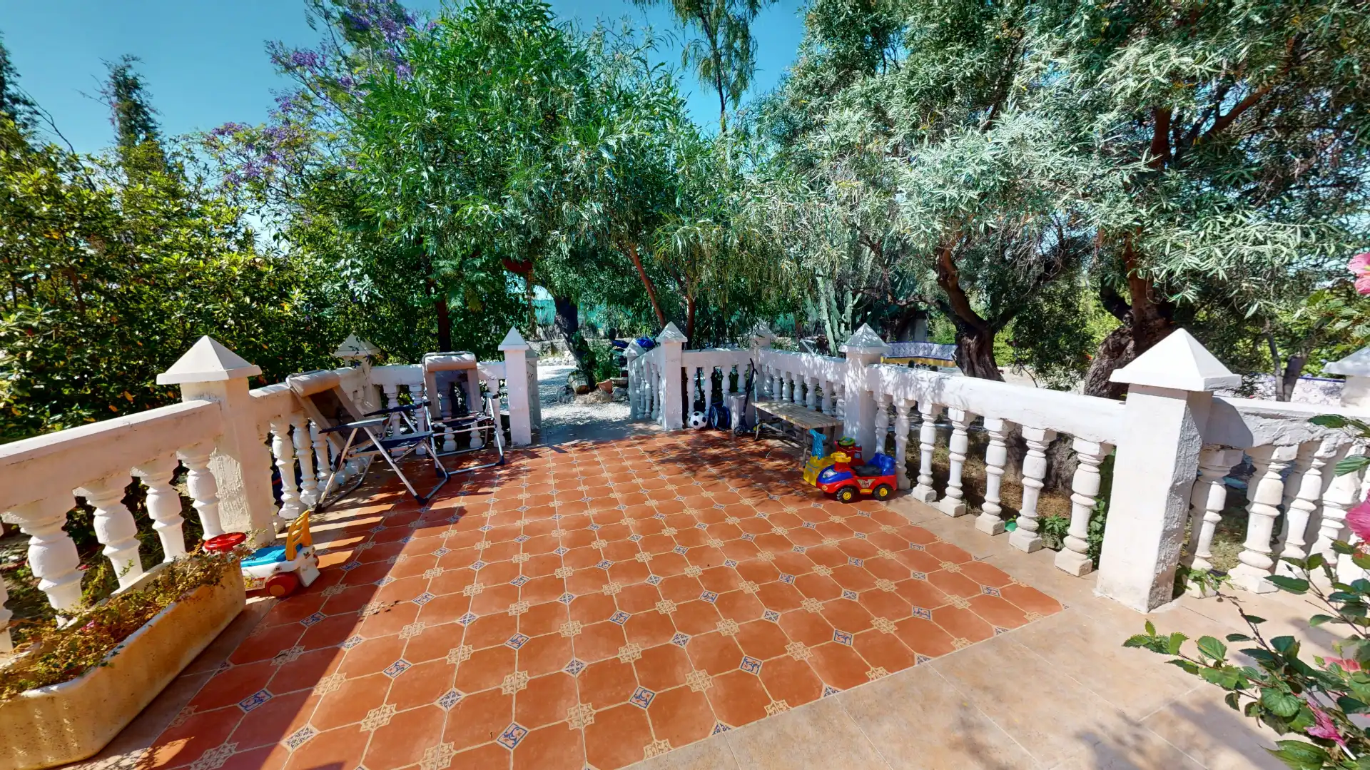 Terrasse von Haus oder Chalet zum Verkauf in Mutxamel mit Privatgarten