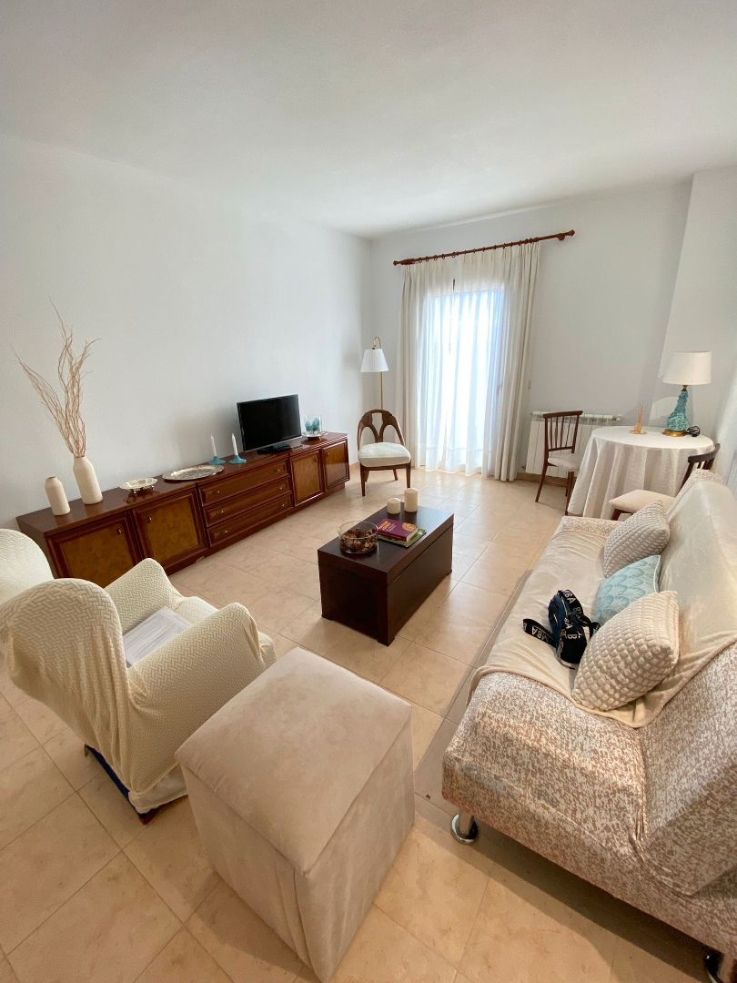 Living room of Flat for sale in Trijueque  with Heating, Furnished and Balcony