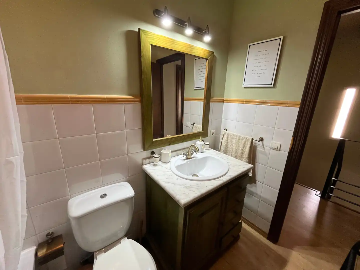 Baño de Casa o chalet en venta en Aznalcázar con Aire acondicionado, Calefacción y Jardín privado