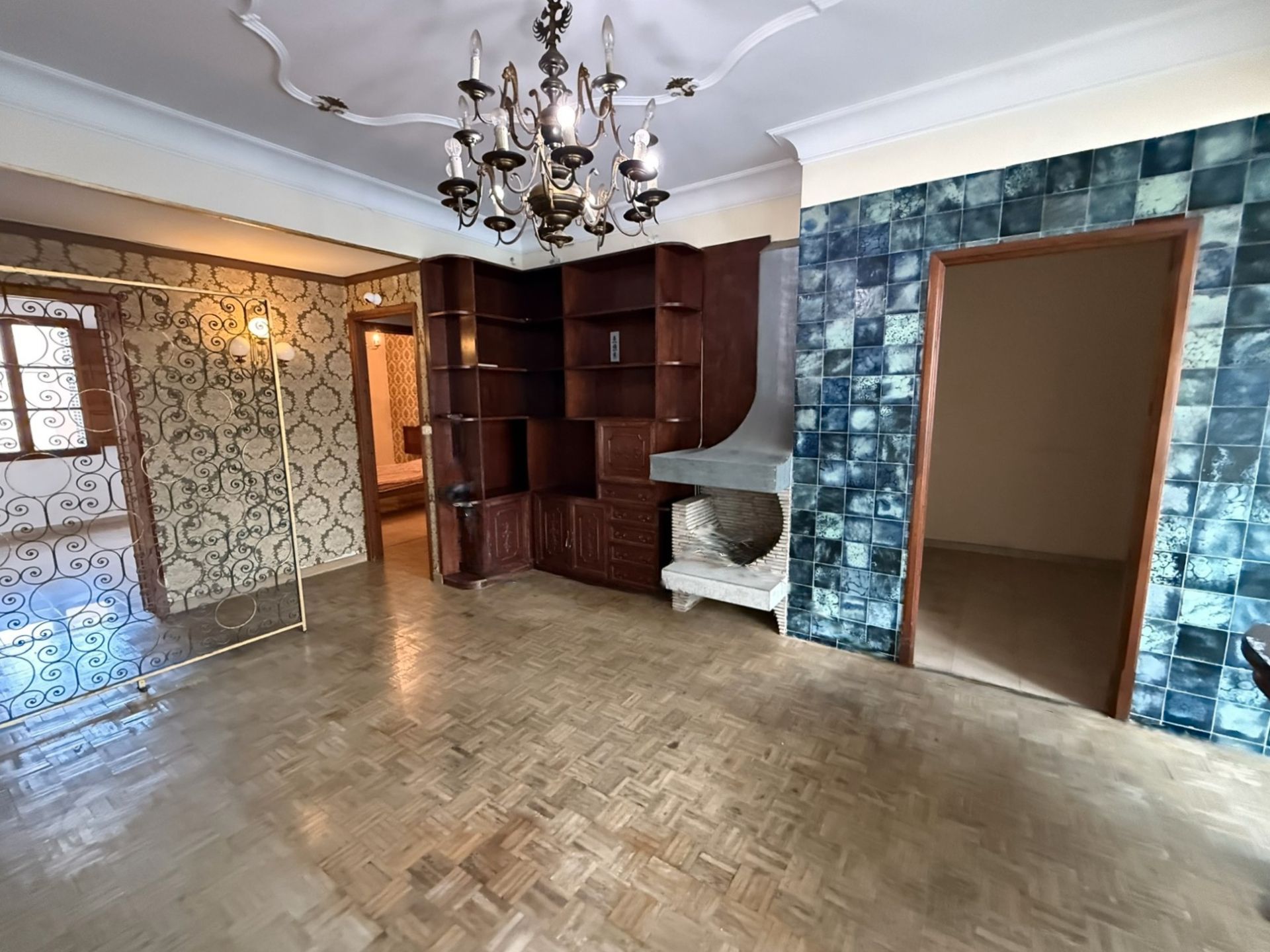 Sala d'estar de Pis en venda en  Palma de Mallorca amb Parquet, Terrassa i Traster