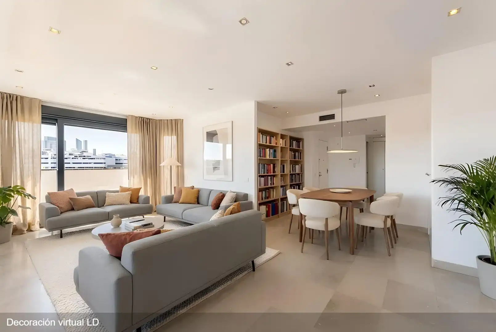 Sala de estar de Ático en venta en Madrid con Aire acondicionado, Calefacción y Terraza