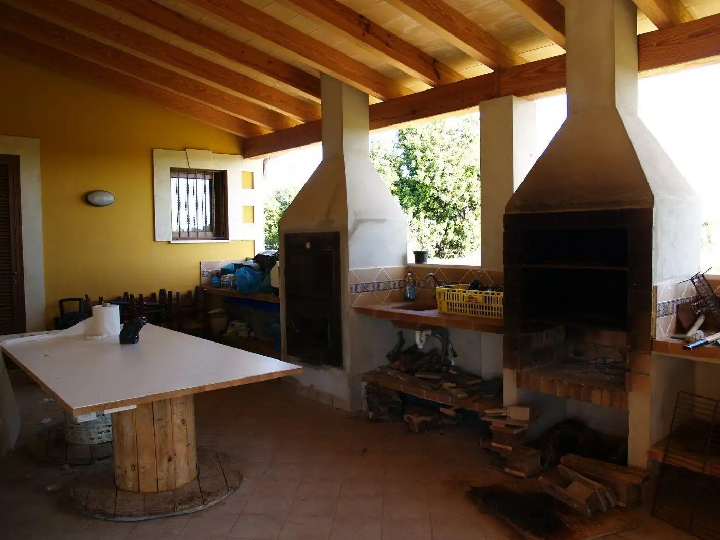 Cocina de Finca rústica en venta en  Palma de Mallorca con Aire acondicionado, Calefacción y Jardín privado