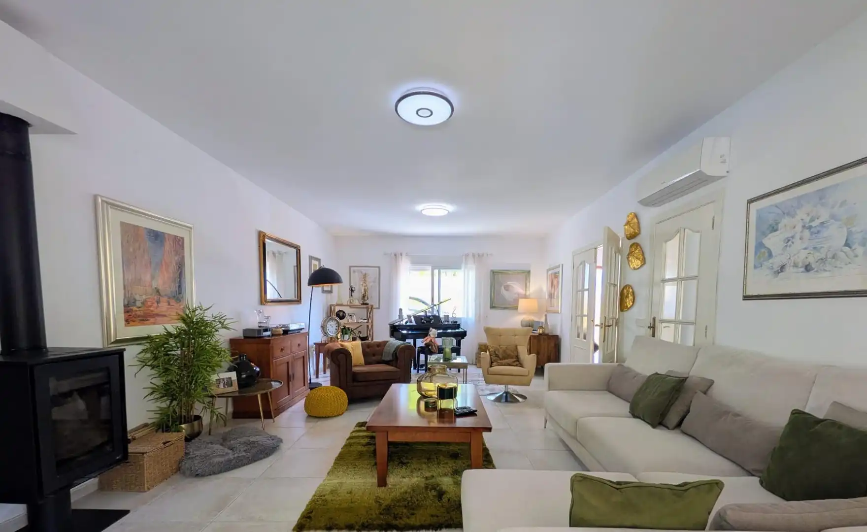 Living room of Detached homes for sale in L'Alfàs del Pi  with Air Conditioner, Heating and Terrace