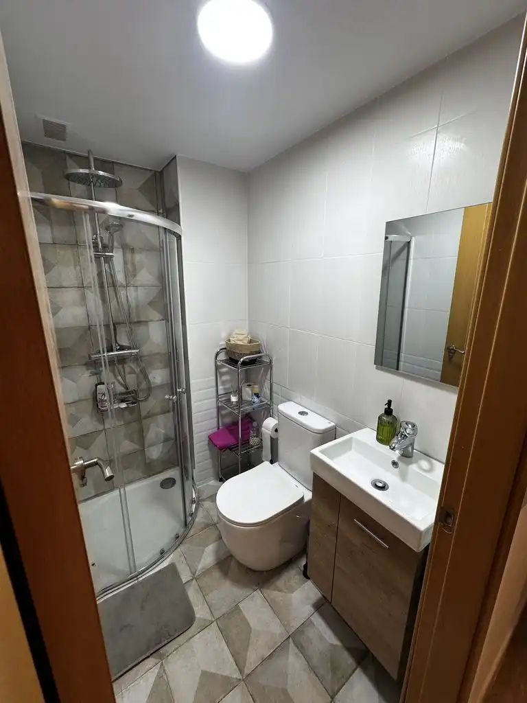 Badezimmer von Erdgeschoss zur Miete in Canet d'En Berenguer mit Terrasse und Gemeinschaftspool