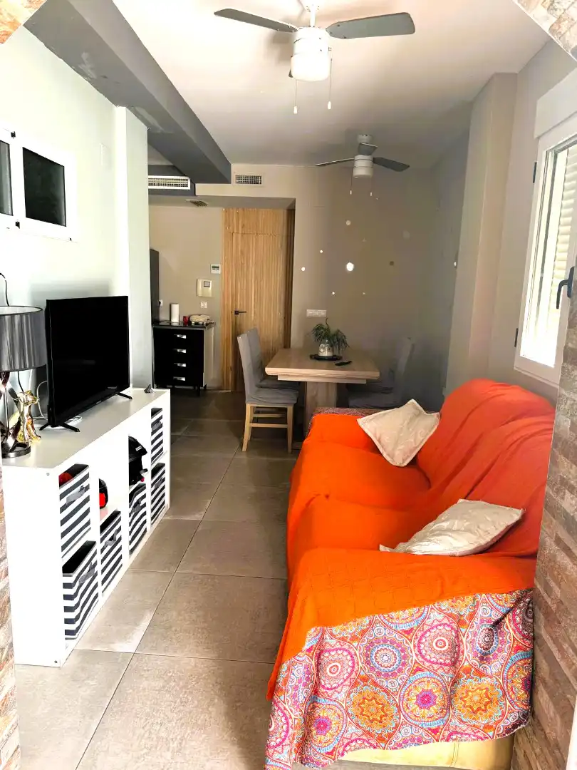 Wohnzimmer von Wohnungen zum Verkauf in Puçol mit Klimaanlage, Heizung und Terrasse