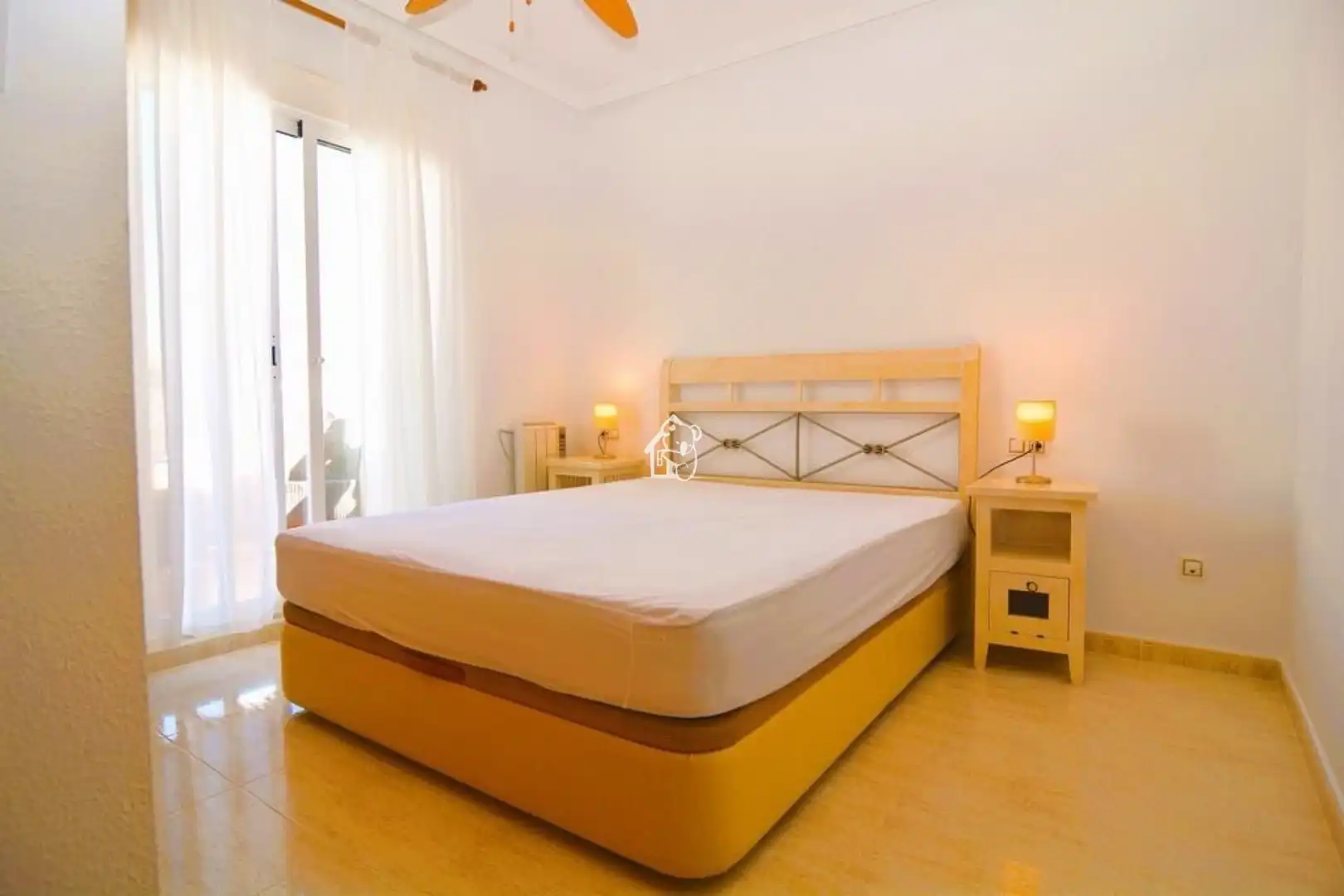 Bedroom of Detached homes for rent in Pilar de la Horadada  with Air Conditioner, Terrace and Swimming Pool