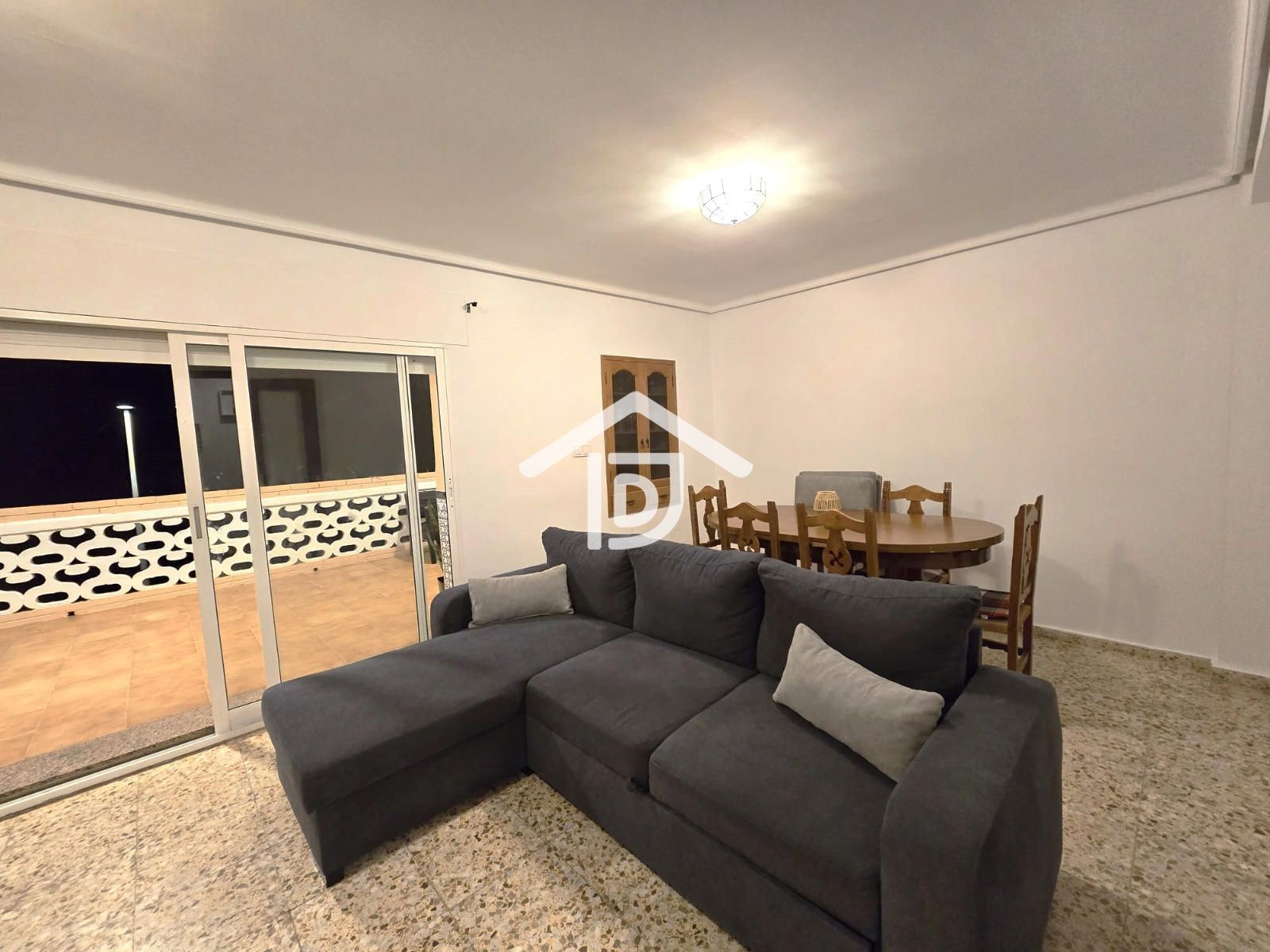 Living room of Flat to rent in Moncofa  with Terrace, Furnished and Washing machine