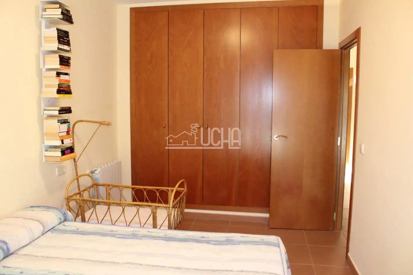 Habitación de Casa adosada de alquiler en Bétera con Aire acondicionado, Calefacción y Jardín privado