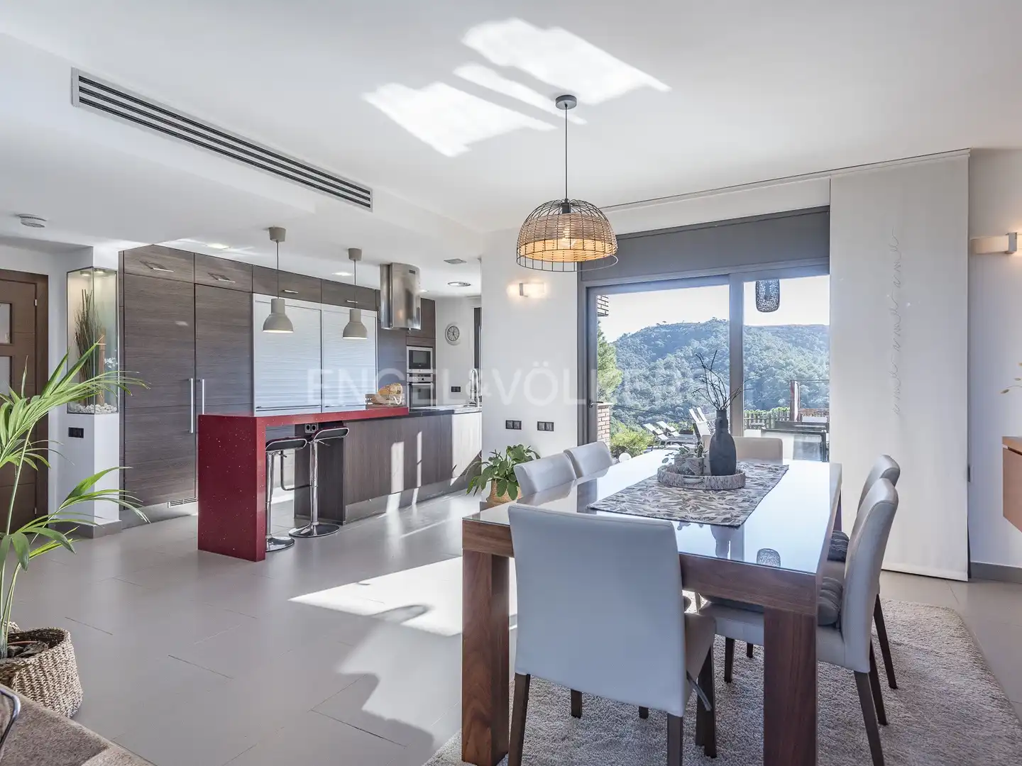 Cocina de Casa o chalet de alquiler en Vacarisses con Aire acondicionado, Calefacción y Jardín privado