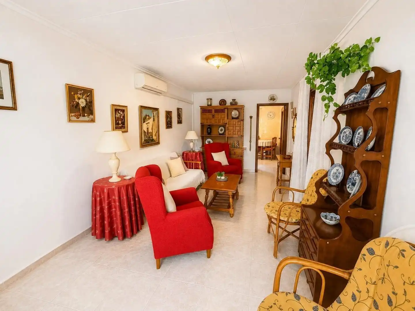 Living room of Houses for sale in Torrevieja  with Air Conditioner, Terrace and Furnished